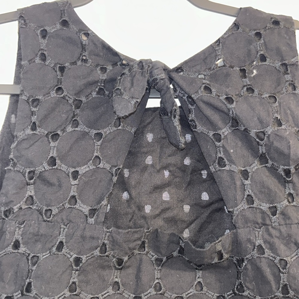 Banana Republic Black loose fit blouse with cutout back - Picture 4 of 10